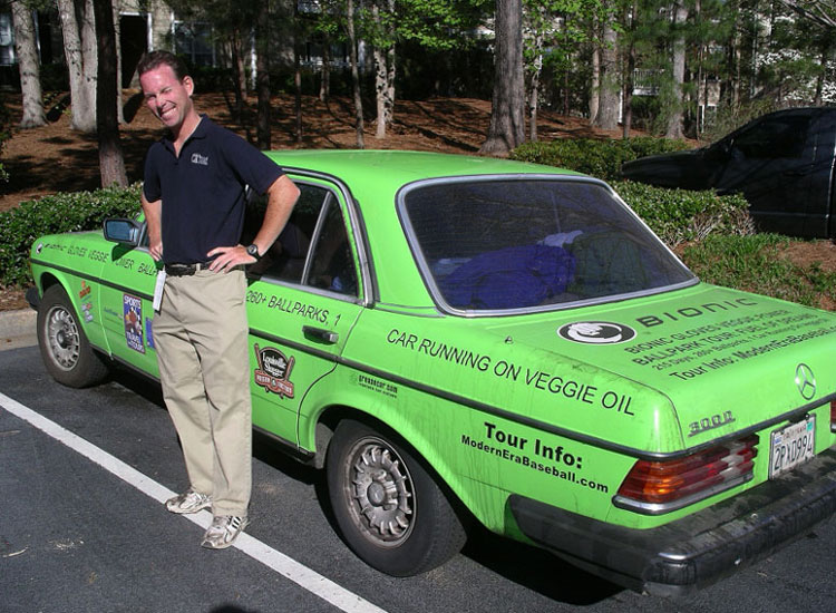 Joe Connor and his Veggie Power Mobile in Georgia