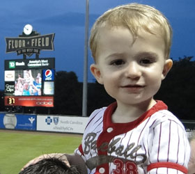 Walker at Fluor Field in Greenville