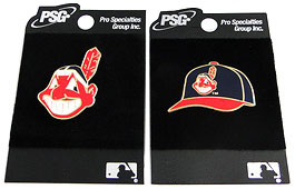 Cleveland Indians pin set