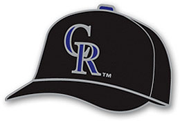 Colorado Rockies hat pin