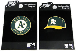 Oakland A's pin set