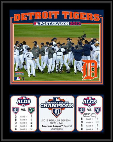 2012 Detroit Tigers plaque