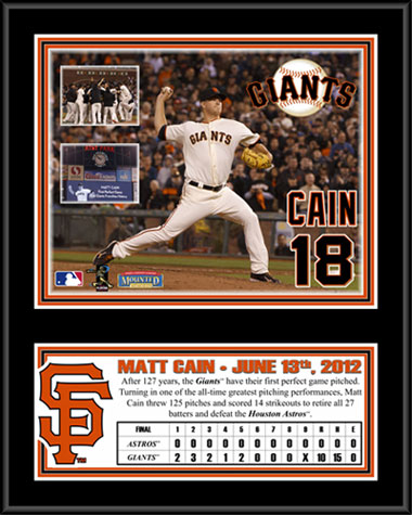 Matt Cain plaque