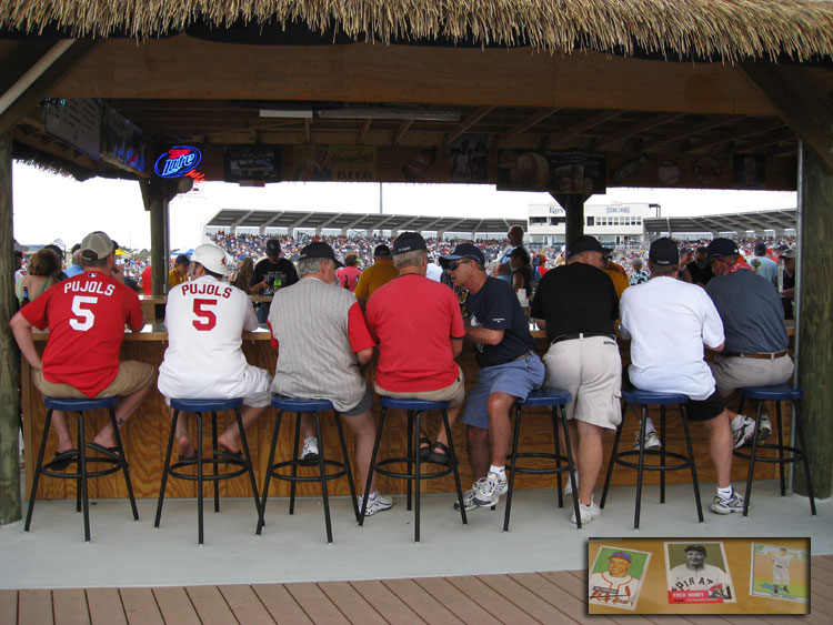 The tiki bar has become a fan favorite