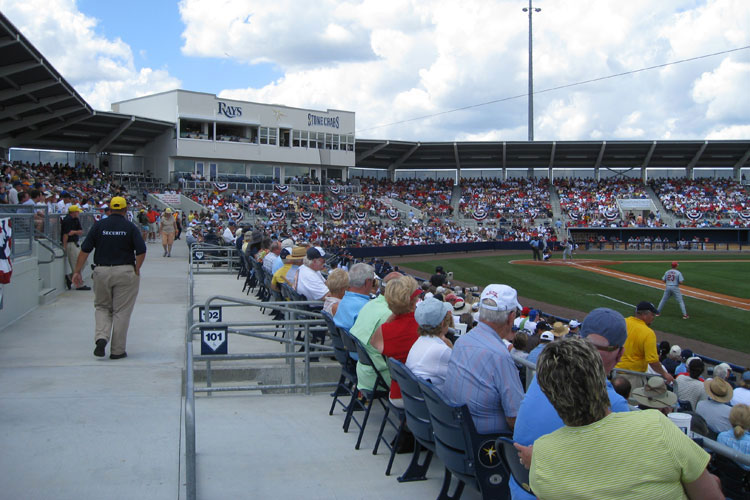 View from the grandstand in 2009