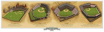 Historic Ballparks of Boston poster