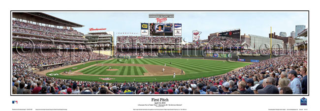 Target Field panorama poster