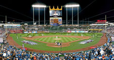 Kauffman Stadium panoramas