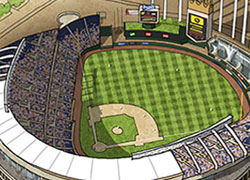 Kauffman Stadium illustration