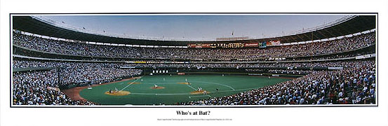 Riverfront Stadium panorama poster