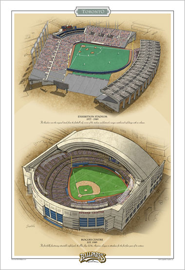 Ballparks of Toronto poster