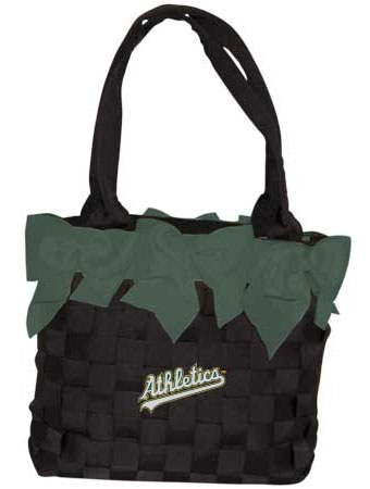 A's bow bucket purse