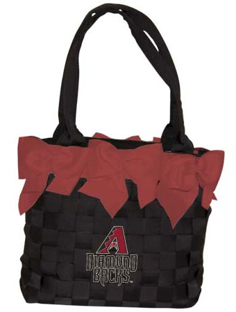 Diamondbacks bow bucket purse