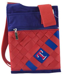 Texas Rangers grosgrain ribbon purses