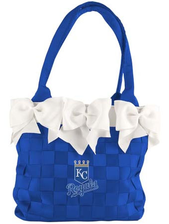 Royals bow bucket purse