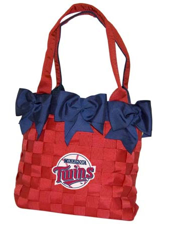 Twins bow bucket purse