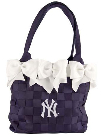 Yankees bow bucket purse