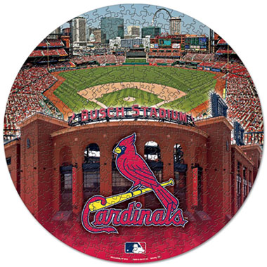 Busch Stadium and Cardinals puzzle