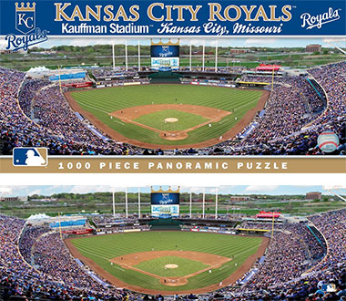 Kauffman Stadium puzzle and box