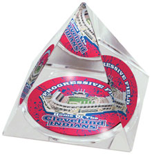 Progressive Field crystal pyramid