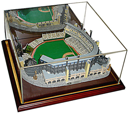 PNC Park replica inside of display case