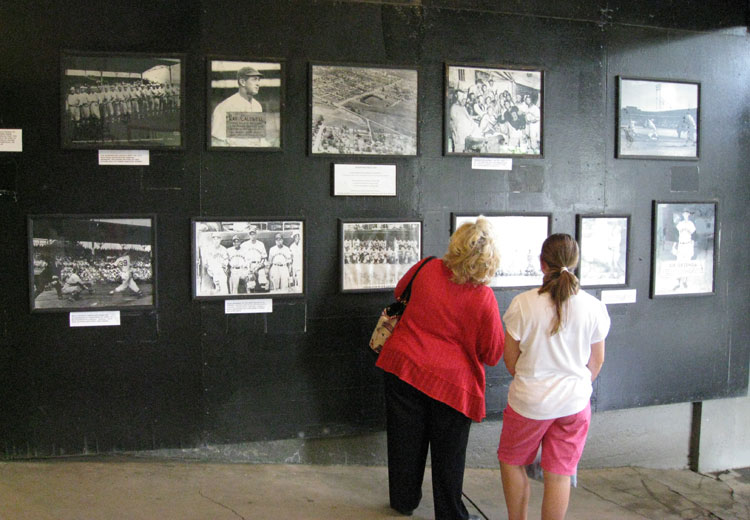 Rickwood Field's breezeway photos