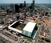 Minute Maid Park aerial