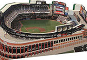 Wood model of Citi Field