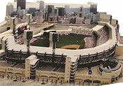 Wood model of PNC Park