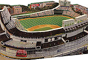 Wood model of Wrigley Field