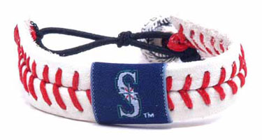 Mariners baseball seam bracelet