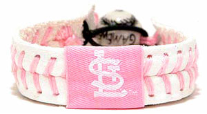 Cardinals pink bracelet