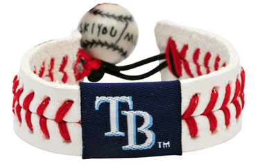 Rays baseball seam bracelet