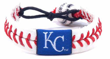 Royals baseball seam bracelet
