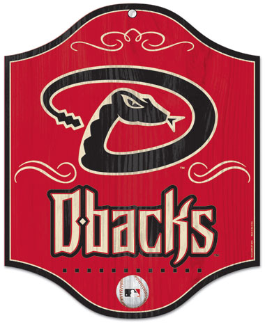 Arizona Diamondbacks wood sign