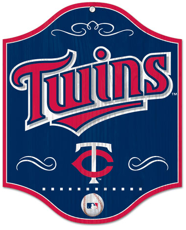 Minnesota Twins wood sign