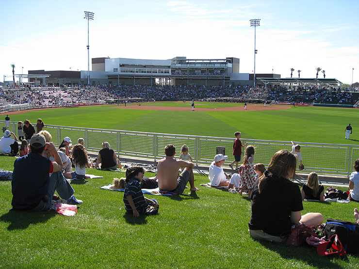 View from the berm in Goodyear