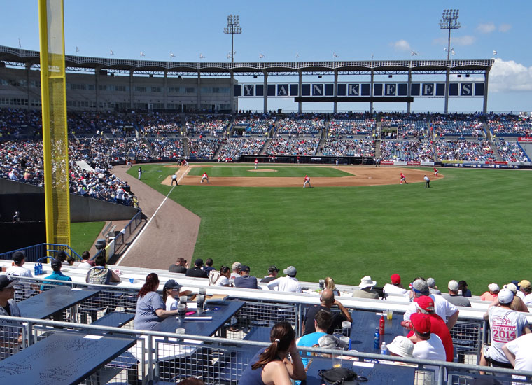 Steinbrenner Field Seating Chart