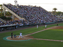 Lakeland's left field grandstand