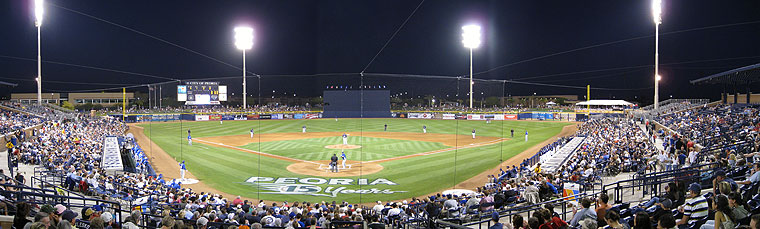 Peoria Sports Complex Spring Training Seating Chart