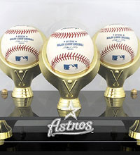 Astros acrylic baseball display cases