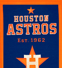 Houston Astros heritage logo banner