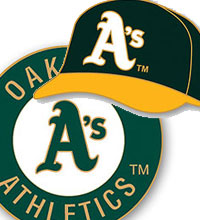 Oakland A's lapel pins