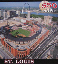 Cardinals ballpark aerial puzzle