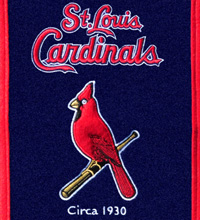 St. Louis Cardinals heritage logo banner