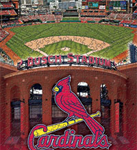 Cardinals stadium and logo puzzle