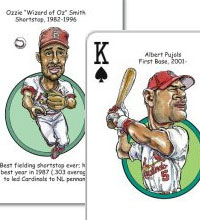 St. Louis Cardinals baseball heroes cards