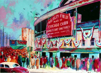 Wrigley Field art