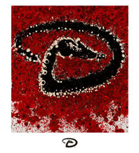 Arizona Diamondbacks team logo fine art