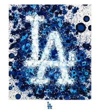 Los Angeles Dodgers team logo fine art